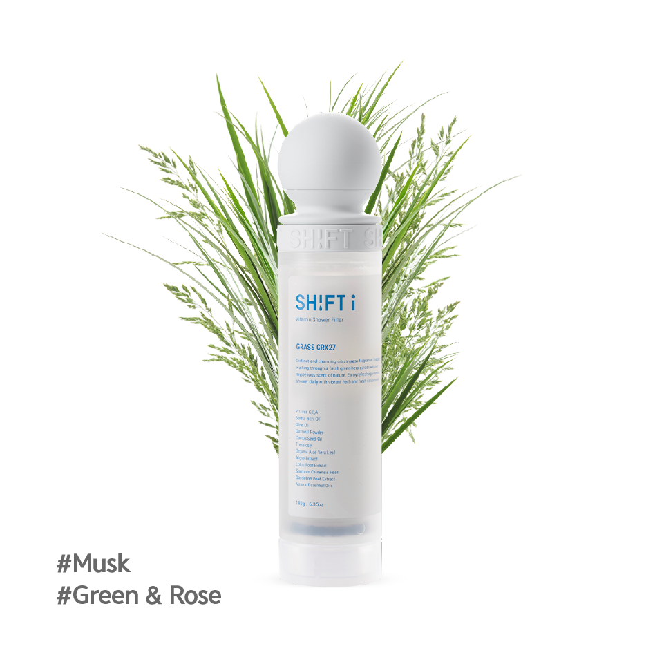 Shower Filter Grass | Grass Shower Filter | SHIFT