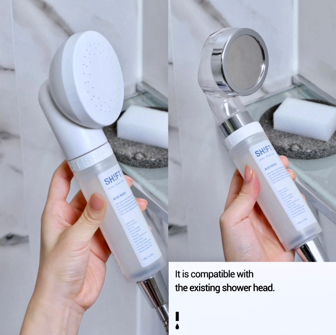 Shower Filter Grass | Grass Shower Filter | SHIFT